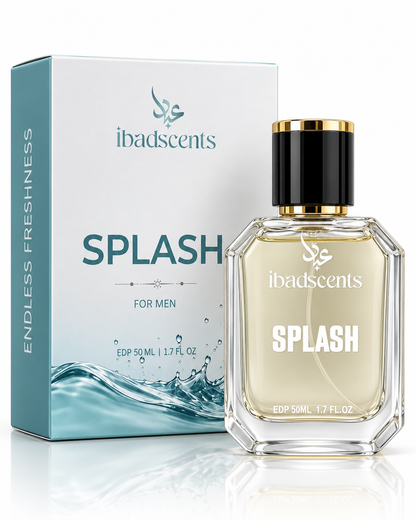 SPLASH For Men by Ibadscents – Refreshing Luxury Eau De Parfum | 50ML
